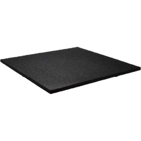 Sportvloer tegel 100x100cm 15mm - Extra fijne korrel - Zwart