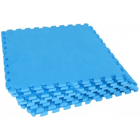 Gorilla Sports Vloermatten Blauw - 8 stuks - Bescherming - 8 stuks - 2,88 m2 - Puzzel mat
