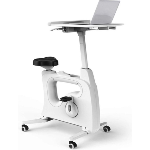 Bureaufiets met eigen laptoptafel Deluxe - LCD scherm - Deskbike - Flexispot