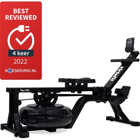 VirtuFit Row 800 Roeitrainer - Water Resistance - Inklapbaar - Hartslagfunctie - 8 Trainingsniveaus