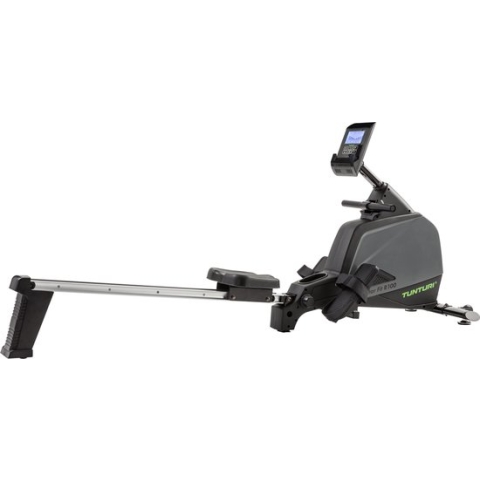 Tunturi Star Fit R100 Roeitrainer - Roeimachine met 24 weerstandsniveaus - Roeiapparaat voor thuis - Opklapbaar - Kleur: zwart
