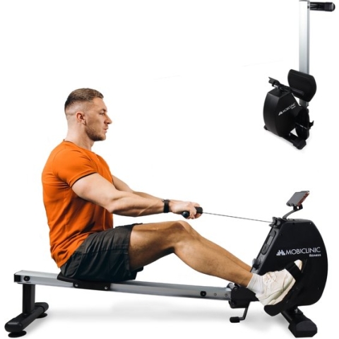 Mobiclinic RowFit Roeitrainer - Inklapbaar - Vliegwiel 6 kg - 8 weerstandsniveaus - Max. 120 kg