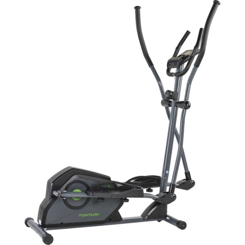 Tunturi Cardio Fit C30 Crosstrainer - Fitness trainer met 8 weerstandsniveaus - Voorzien van hartslagmeter en tablethouder