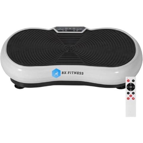 Trilplaat - Trilplaat Fitness - Powerplate - Trilplaat voor benen bloedsomloop - Trainingsapparatuur voor Uithoudingsvermogen - Afslanken - Fit - Trainen - Merk: BX Fitness® - Kleur: Wit