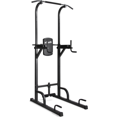 Pull up Station - VirtuFit Power Tower Fitness - Verstelbaar - Dip Station