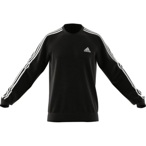 adidas Essentials Sweatshirt Heren - sportshirts - zwart - maat M