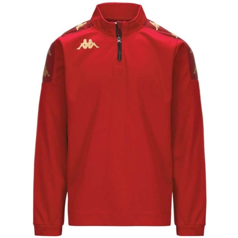 Kappa Gassolo Halve Rits Sweatshirt Rood S Man
