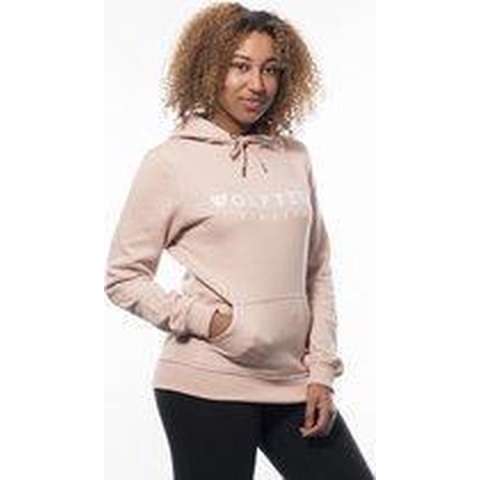 Wolftech Gymwear Hoodie Heren / Hoodie Dames - Lichtroze - XL - Met Groot Logo - Fitness - Unisex