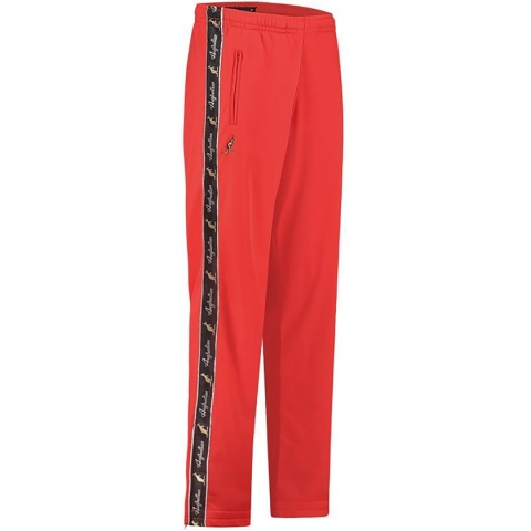 Australian broek met zwarte bies rood en 2 ritsen maat M/48