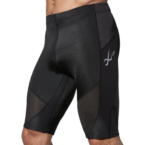 CW-X - Stabilyx Compressiebroek – hardloopbroek – heren - core ondersteuning - voetbal - hockey - Zwart - maat XL