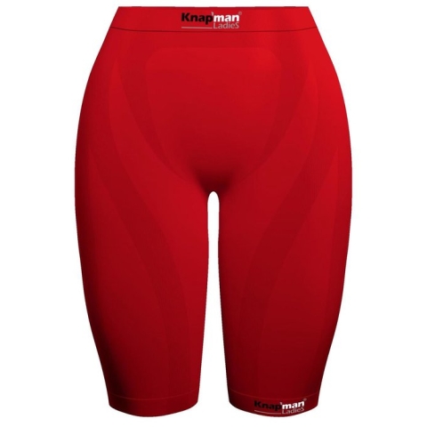 Knapman Ladies Zoned Compression Short 45% Rood | Compressiebroek (Liesbroek) voor Dames | Maat L