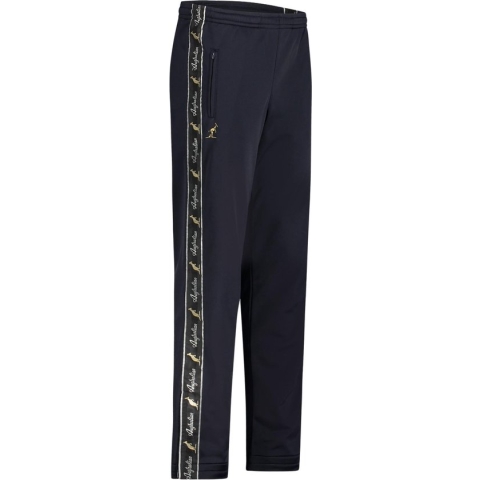 Australian broek met zwarte bies navy en 2 ritsen maat XS/44