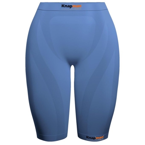 Knapman Ladies Zoned Compression Short 45% Lichtblauw | Compressiebroek (Liesbroek) voor Dames | Maat L