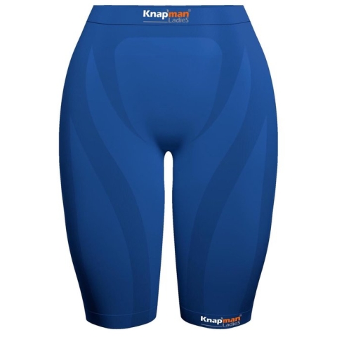 Knapman Ladies Zoned Compression Short 45% Royal Blauw | Compressiebroek (Liesbroek) voor Dames | Maat L