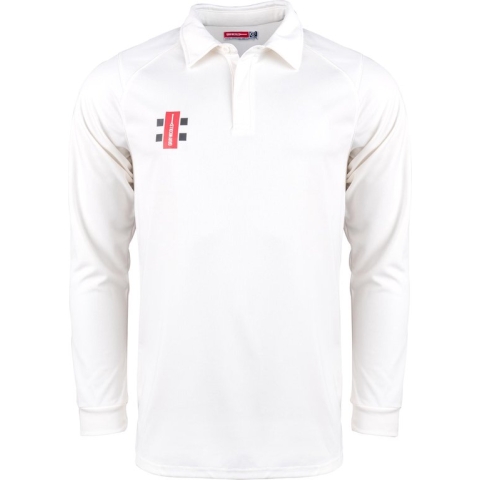 Gray-Nicolls Cricket SHIRT PRO PERF V2 L/S IVY L Large - Ivory