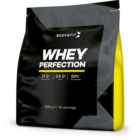 Body & Fit Whey Perfection - Proteine Poeder / Whey Protein - Eiwitshake - 2268 gram (81 shakes) - Vanille