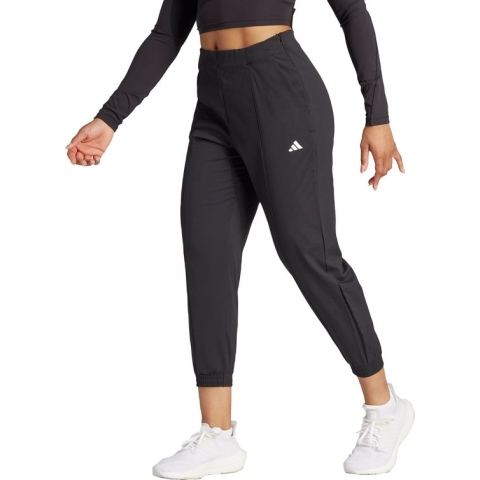 adidas Performance AEROREADY Train Essentials Minimal Branding Woven Broek - Dames - Zwart- M