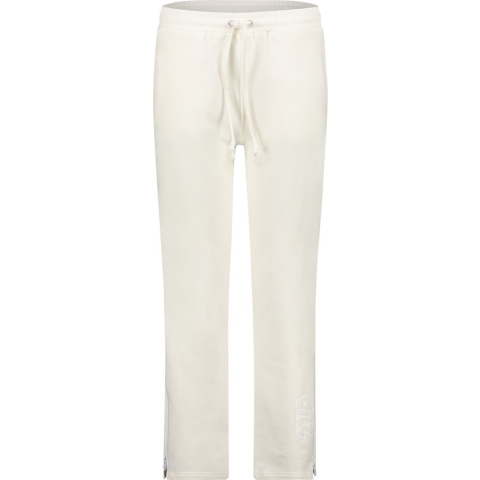 2ZiP katoenen joggingbroek met doorlopende ritsen - Dames - Wit - M