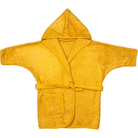 Timboo badjas oker - 1/4 jaar - bamboe