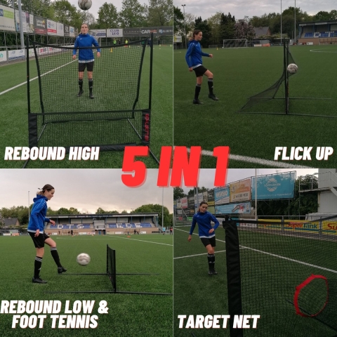 Goalgetter Alpha 5 in 1 - voetbal rebounder -