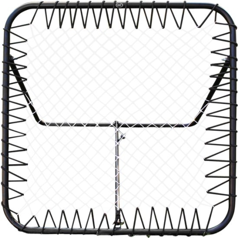 AXI Rebounder88 Zwart - 88x88cm - Verstelbare rebounder - Kickback - Tchouk - Multisport