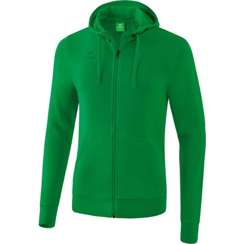 Erima Sweatjack Met Capuchon Kind Smaragd Groen Maat 152
