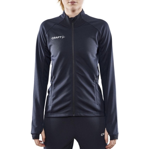 Craft Craft Evolve Full Zip Sportvest - Maat S  - Vrouwen - donkergrijs