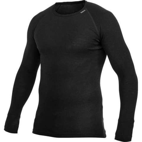 Merino Base Layer Crewneck LITE - Black