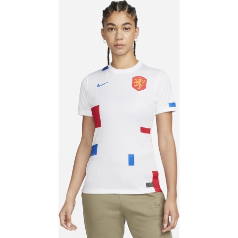 Nike Nederland 2021 Stadium uit voetbalshirt voor vrouwen - Wit - Maat XL