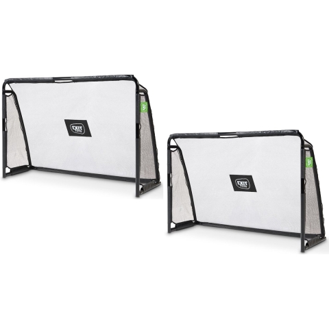 (2 stuks) Voetbaldoel EXIT Maestro Goal 180x120x60cm + trainingswand