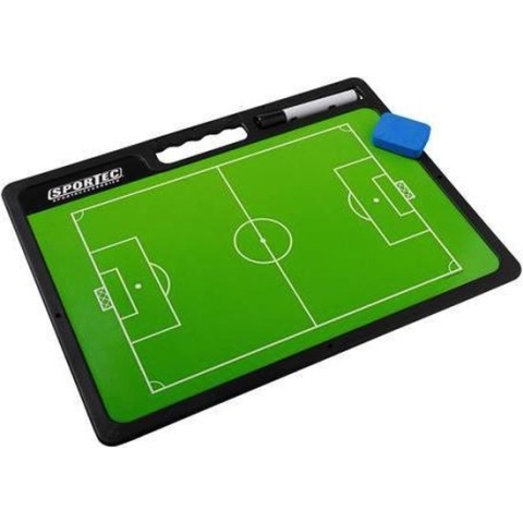 Coachbord voetbal met handgreep - voetbal