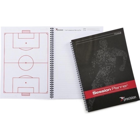 Precision Notitieblok Session Voetbal A4 Papier Zwart 6 Stuks