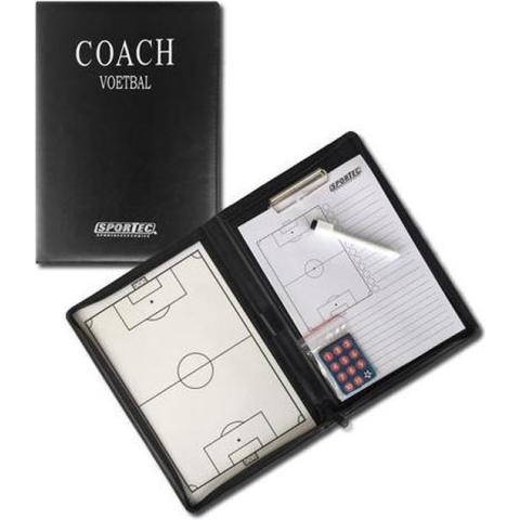 Sportec Coachmap Voetbal Magnetisch 52 X 36 Cm Zwart