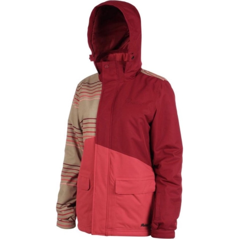 Protest Dames Dangerous Ski Jas Sangria Rood Maat XS / 34