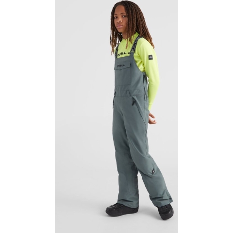 O'Neill Broek Boys Bib Groen 140 - Groen 55% Polyester, 45% Gerecycled Polyester (Repreve) Skipants 3