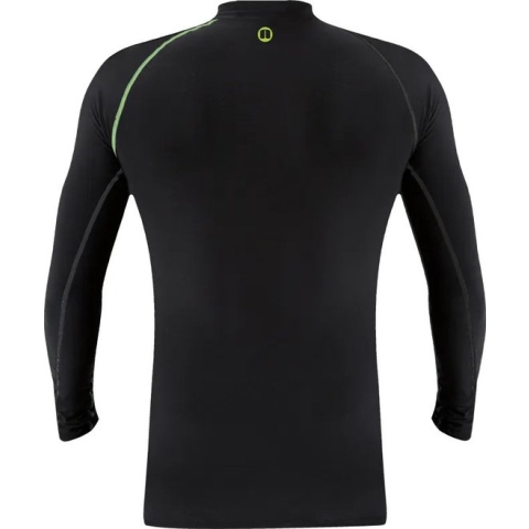 Nookie Mens Softcore Long Sleeve Base Layer - Black / Lime