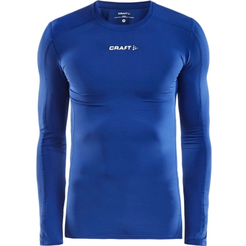 Craft Pro Control Compression Shirt Lange Mouw - Royal | Maat: XS