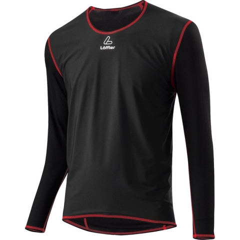 Löffler Thermoshirt Transtex Heren Polyester Zwart Mt 56