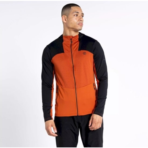 Dare2B Heren Revive II Core Stretch Hoodie BrntBrck/Black Maat M