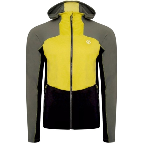 Dare2B Heren Revive II Core Stretch Hoodie AntiMoss/Blk Maat M