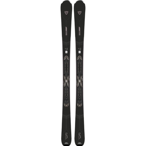 Rossignol Ski model Nova 2 - Zwart/Wit - Lengte 152cm