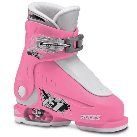 Roces Skischoenen Idea Up Junior Roze/wit Maat 25-29