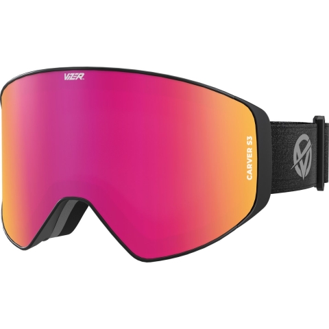 VAIN Vizer Magenta Carver - Roze Rode Skibril - Magnetische verwisselbare lens