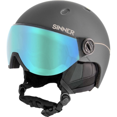 SINNER - Titan Visor - Mat Grijs  - Unisex - Maat 61