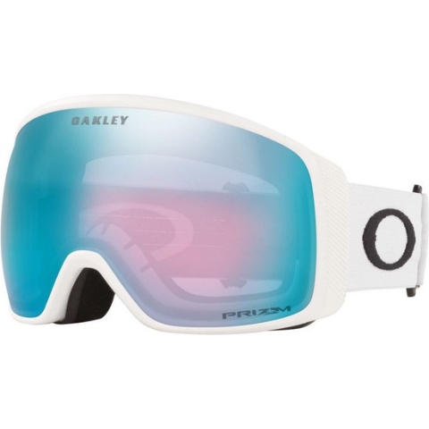 Oakley Flight Tracker L Prizm Snow Skibril Wit Prizm Iridium Snow Sapphire/CAT3