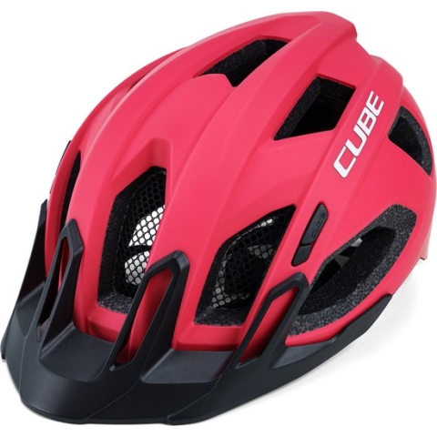 CUBE Fietshelm Quest - Racefiets helm - 15 Ventilatiegaten - SNAP 360 Fit System - Met LED-lamp - Verstelbaar - 57-62 cm - L - Matt Roze