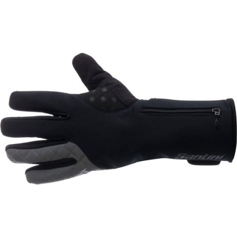 Santini Fietshandschoenen winter waterdicht Zwart Heren - Fiord Winter Gloves Black - M/L