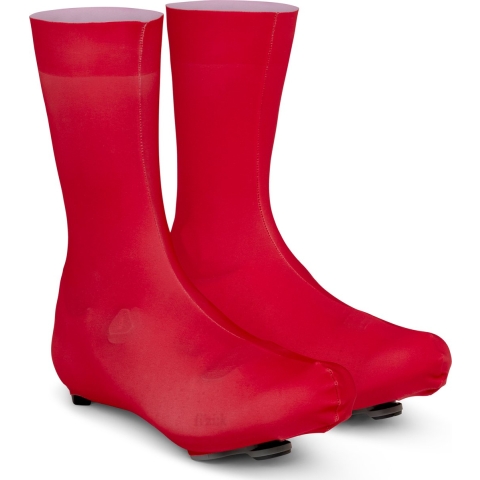 GripGrab - RaceAero TT 2 Tijdrit Wielren Overschoenen voor Race Fiets - Rood - Unisex - Maat M