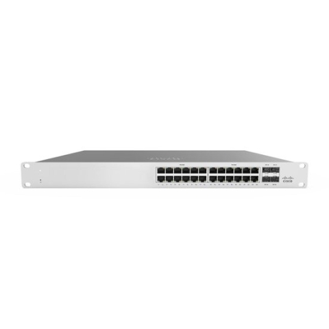 Cisco Meraki MS120-24P - netwerkswitch - Managed L2 Gigabit Ethernet (10/100/1000) - 1U