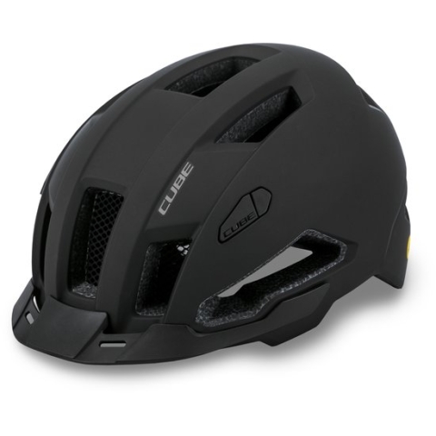 Cube Fietshelm Evoy Hybrid - Allround-helm - MIPS - 13 Ventilatiegaten - Verstelbaar - 49-55 cm - S - Zwart